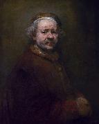 Rembrandt, Self portrait.